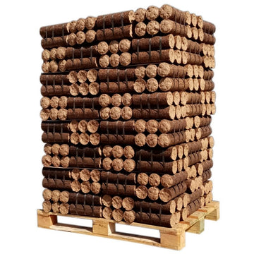 VERDICHTETES HOLZ – HARTHOLZ + NADELHOLZ – 960-KG-PALETTE
