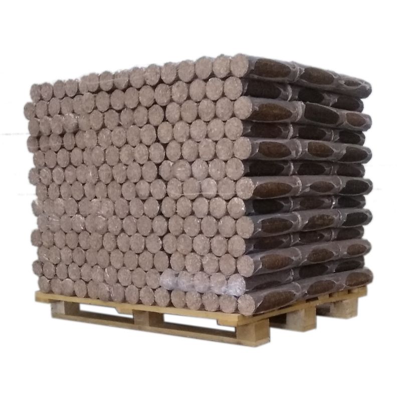 VERDICHTETES HOLZ – HARTHOLZ – 1-TONNEN-PALETTE