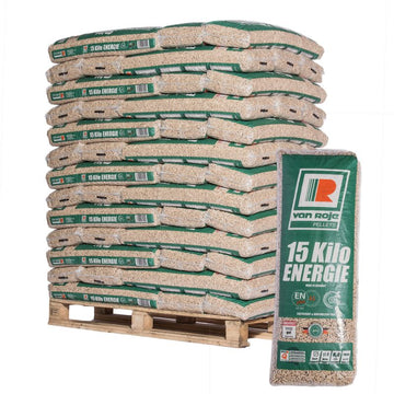 VAN ROJE Pellet – Palette mit 65 Säcken à 15 kg