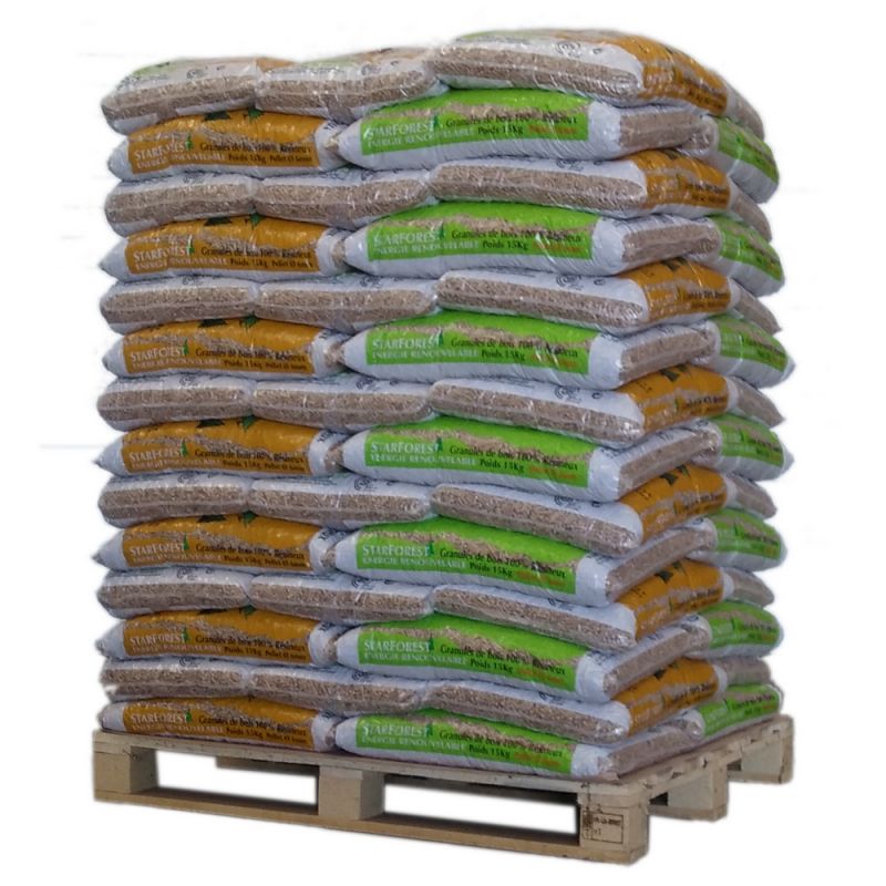 STARFOREST Pellet – Palette mit 70 Säcken à 15 kg