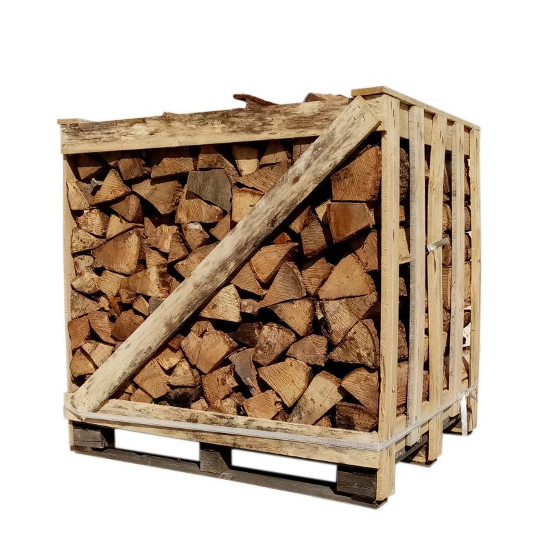 BRENNHOLZ – 30 CM – TROCKEN – HARTHOLZMISCHUNG – PALETTE 1 M3 – 1,5 STER