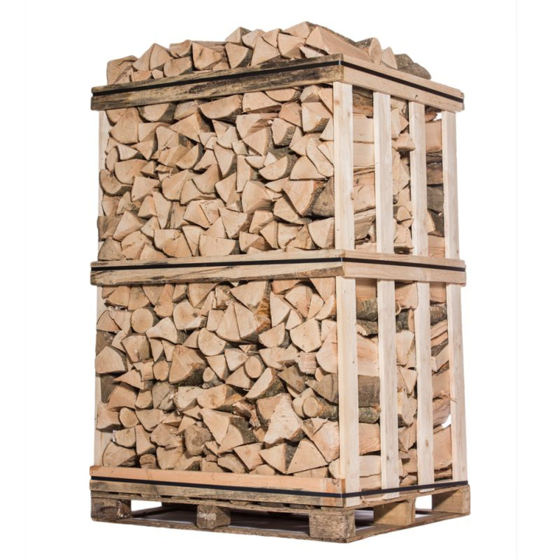BRENNHOLZ – 50 CM – HARTHOLZMISCHUNG – PALETTE 2 M3 – 2,5 STER