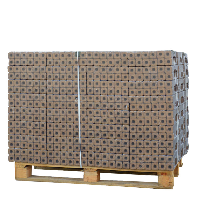 Pini Kay Briketts aus 100 % Eichenholz – halbe Palette (480 kg)