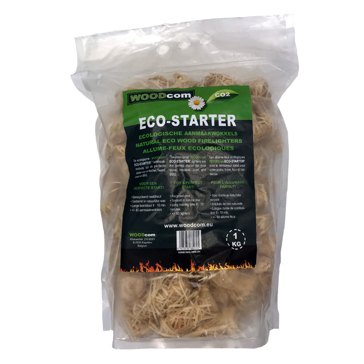 ECO-Holzwolle-Feuerstarterbeutel (1 kg) (4 Stück)