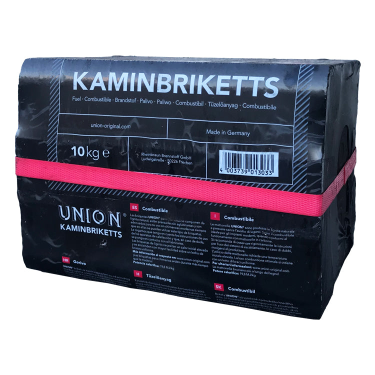 Gemischte 100 % Eichenholzbriketts + Palettenbraunkohlebriketts (930 kg)
